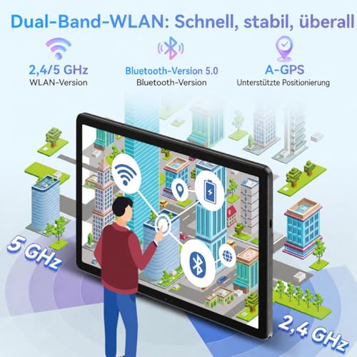 T50 Android 16 Tablet 11 Inch Offer, 24GB RAM + 128GB ROM (Expandable up to 2TB), Octa-Core Unisoc T7250 Processor, 8000mAh Battery, Dual Band 5G WiFi, IPS Screen 2K 90Hz, 13MP Camera