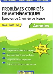 Problèmes corrigés de mathématiques