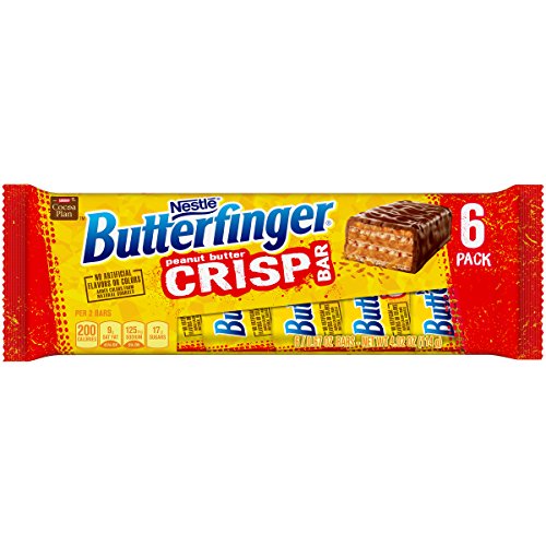 Butterfinger 6 Piece Crisp Candy Bars, 4.02 oz