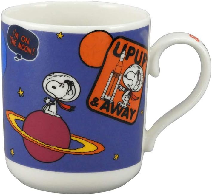 Amazon Co Jp スヌーピー Snoopy アストロノーツ マグ Sn670 スペース ホーム キッチン