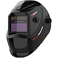 YESWELDER True Color Solar Powered Auto Darkening Welding Helmet, Wide Shade 4/9-13 for TIG MIG ARC Weld Hood Helmet
