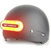 VERSATTA LED Helmet Light, Motorcycle Helmet Light, Bike Bicycle Rear Red Safety Light for Night Riding, Warning Tail Recharg