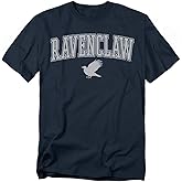 Hogwarts Houses Arched with Icon Unisex Adult T Shirt Collection