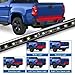 Fuguang Truck Tailgate Light Bar Flexible Waterproof Red/White Strip Light for Ford GMC Dodge Toyota Nissan Honda Truck SUV 4X4, 5-Featured Revese Running Brake Turn Signal (IP65)