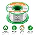 WYCTIN Lead Free Solder Wire Sn99.3-Cu0.7 0.6mm with Rosin Core for Electrical Soldering and DIYs