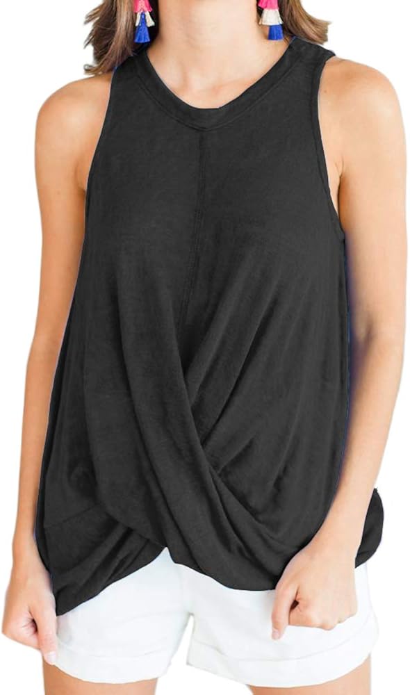 black wrap tank top