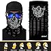 JOEYOUNG 3D Face Sun Mask, Neck Gaiter, Headwear, Magic Scarf, Balaclava, Bandana, Face Mask, Hunting, Running, Motorcycle