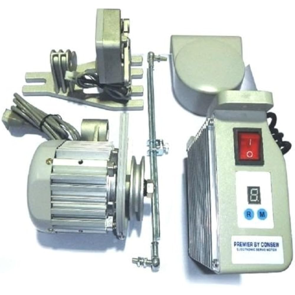 Consew CSM3000 Sewing Machine Electric Servo Motor, 110 Volt, 1HP, 750W