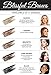 Blissful Brows by Hairgenics – One Step Long Lasting Tinted Eyebrow Gel Infused with Fibers for Thick and Full Brows (Brunette)