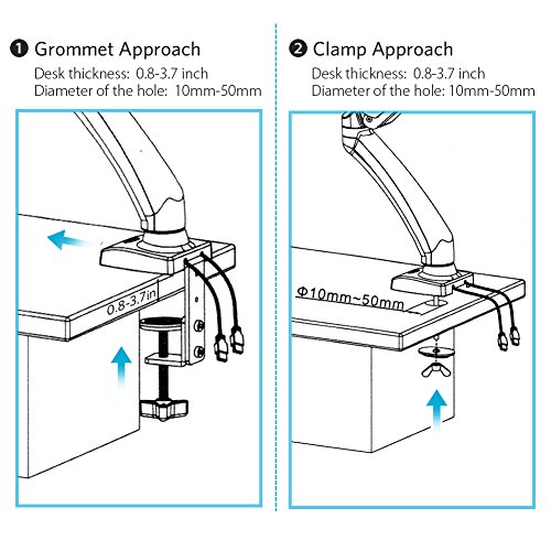 Monitor Arm Desk Mount Single Display 