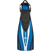 Aqualung Express ADJ Snorkel and Scuba Fins -Small Blue