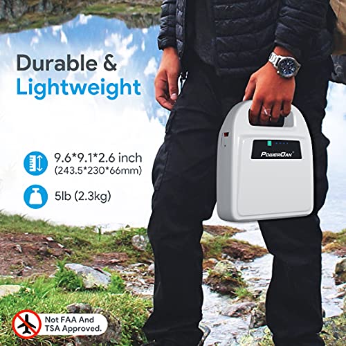 CPAP Battery Backup for Resmed Airsense 10 Supplies, POWEROAK Power