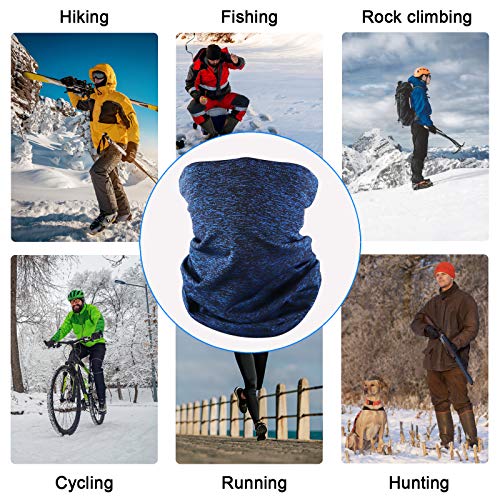 Cstar 3 Pack Winter Face Mask Neck Gaiter,Cold Weather Breathable Washable Neck Warmer Scarf Balaclava for Running, Skiing,Cycling Motorcycle Riding and Other Outdoor Sports,Mens or Womens Unisex