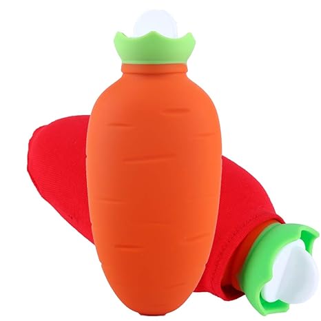 LEOKE Mini botella de agua caliente reutilizable, material de ...