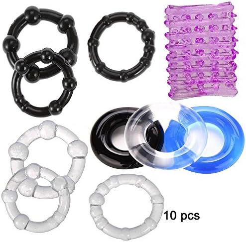 Comfortring 10pcs/Set C Ring Quality Silicone: Different Kinds Of C-ock RIng Massage