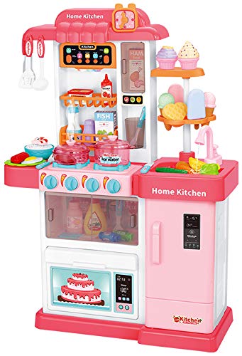 Buy Arha Iinternational Plastic Barbie Kitchen Toy Set For Kids Pink Online At Low Prices In India Amazon In