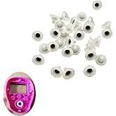NentMent 30 Pack Electronic Finger Counter Conductive Rubber Pad Replacement Button Contact Control Key Pads Parts for Mini LCD Digital Display Hand Tally Counters Count Clickers