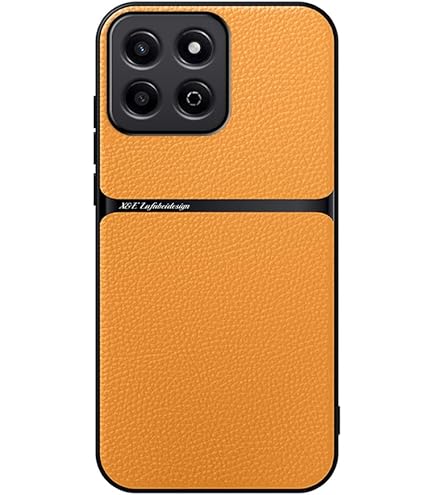 Slim Leather Case For Honor 200 Smart/Honor X7C Flip Wallet Cover With Card Holder, Magnetic Closure Stand Case | PH