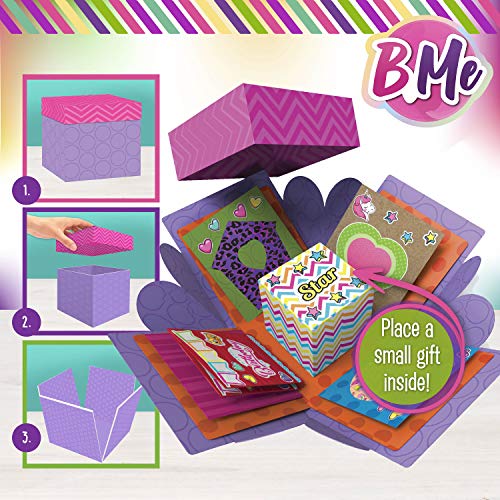 Card Crafting Explosion Arts And Crafts Box Complete Card Making Kit For Girls Birthday Gift Box