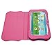 ACdream Sprout Channel Cubby 7 Case, Premium PU Standing Leather Cover Case for Sprout Channel Cubby 7 inch HD 16GB KidFriendly Tablet, Hot Pink