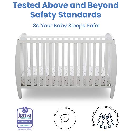 Delta Children Twinkle 4in1 Convertible Baby Crib, Easy to Assemble
