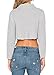Imily Bela Women's Casual Long Sleeve Knit Short Crop Pullover Tops Jumper Sweater Blouse