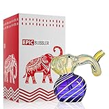 Epic Hand Elephant Glass Water Device 5 inch Blue