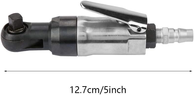 Air Ratchet Wrench-Square Drive Straight Shank Pneumatic Air Ratchet Wrench Professional Tool for Machinery Manufacturing and Automotive Industries (Size : 1/4") - Image 3