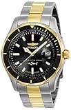 Invicta Men's 'Pro Diver' Quartz Stainless Steel Casual Watch, Color:Two Tone (Model: 25814)