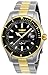 Invicta Men's 'Pro Diver' Quartz Stainless Steel Casual Watch, Color:Two Tone (Model: 25814)