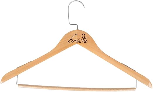 WEHOLY Perchero de Madera Percha de Boda Vestido de Novia Percha Novio