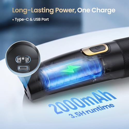 Hair Clippers Men 3 in 1,Cordless Clippers for Men Haircut,Beard Trimmer | Clippers&Trimmers in 1,Ceramic Blade,Quiet,2 Speeds Ajustable,3.5H Long Runtime,Waterproof,0~30mm Fade Length
