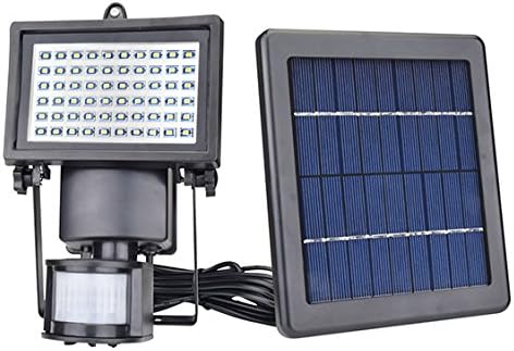 Ledsniper 60 LED Garden Outdoor Security Flood Lamp Solar Powerd Motion Sensor Ligh