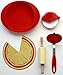 Handstand Kitchen Authentic Pizzeria 9-piece Real Pizza Making Set with Recipes for Kids