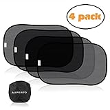 Car Window Shade,AUPERTO (4 Pack) Universal Cling Window Shade 19