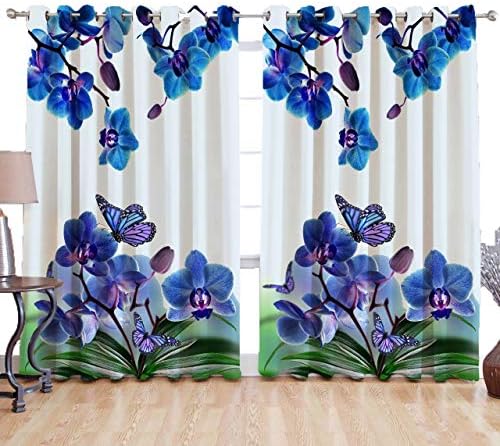 Decoholic Stylish and Designer Digital Printed Eyelet Curtains for Windows and Doors 7 FT