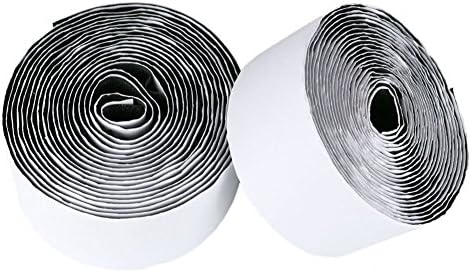 XuanKun Adhesive Hook and Loop, Industrial Strength, Wear and Tear Resistant (2-Inch x 10-Foot, Black)