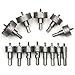 Tungsten Steel Hole Saws Set, Ankoow 13Pcs 16mm-53mm Drill Bit for Cutting Thick Stainless Steel, Sheet Metal, Cast Iron, Copper, Brass, Steel Plate, Fiberglass and FRP