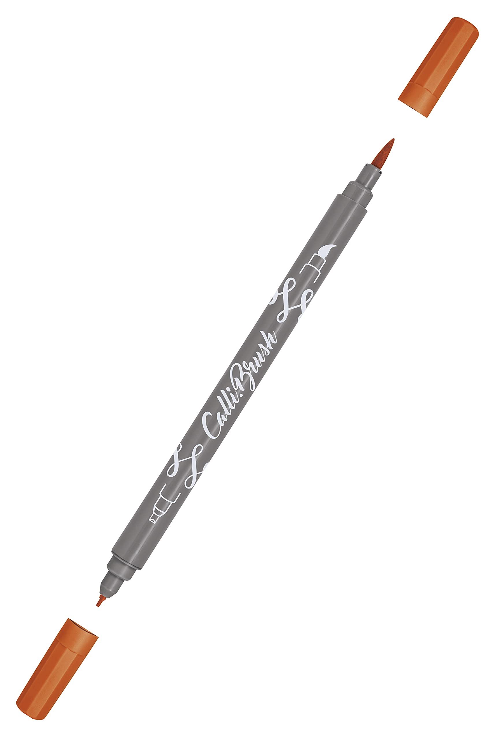 Online 19075/6 – Calli Brush, Double Tip Harris Kall Calligraphy Nibs Pen, Chili