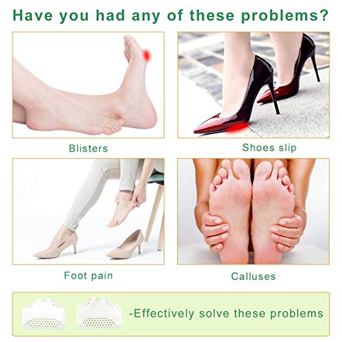 image for Feeke Metatarsal Pads Toe Separators Ball of Foot Cushions Forefoot Pa