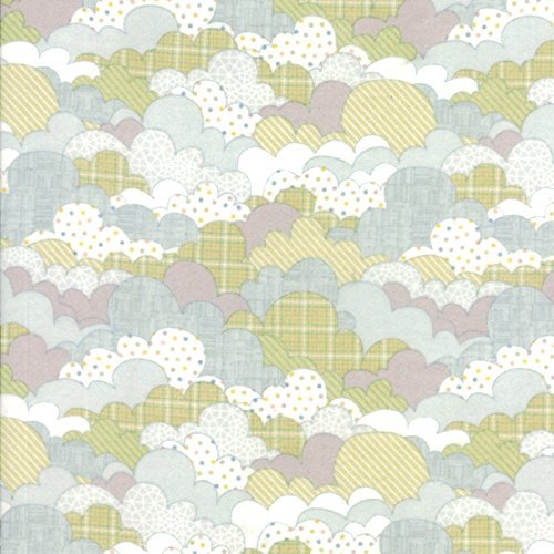 Tim and Beck Wee Ones Flannels 50cm Flannel Quilting Fabric Moda Fabrics - 39542 12F - matches Garden Project, Bartholo-meow's Reef and Apple Jack by Moda