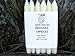 Edinboro Creations -100% Beeswax Candles - One Dozen (Set of 12) - 8