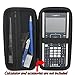 Khanka Hard case for Texas Instruments TI-Nspire CX CAS Graphing Calculator Mesh Pocket for Other Accessories