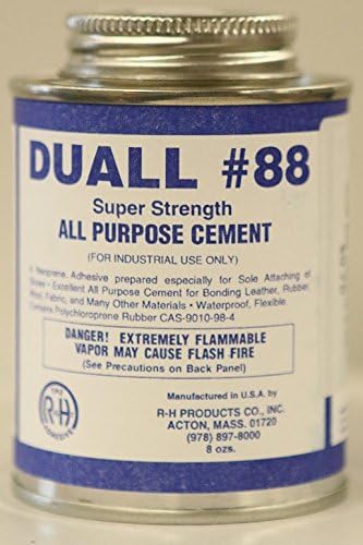 Duall-88 Neoprene Cement Shoe Care Repair Glue Adhevise 8 oz