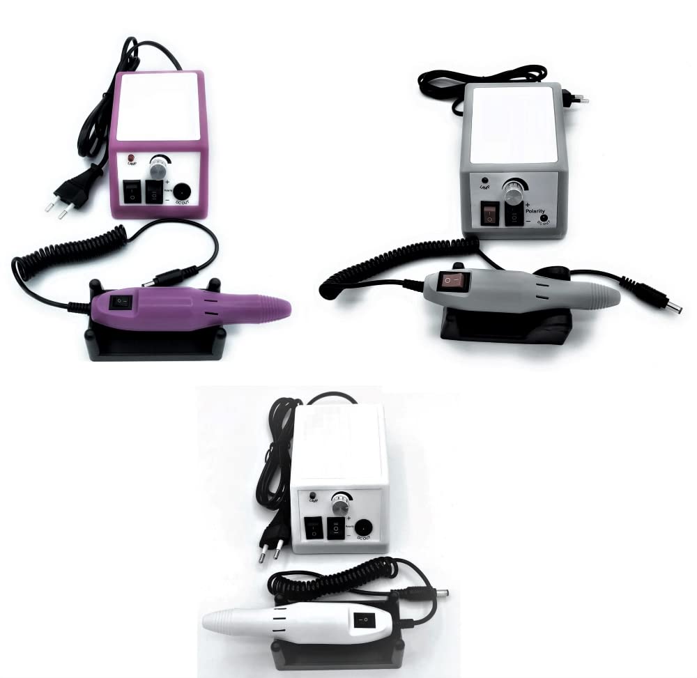 TEMPO DI SALDI Professional Nail Cutter Manicure Pedicure Reconstruction Nail Drill, 20000 RPM, Plastic, DM202