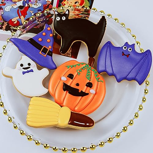 Halloween Cookie Cutters Set 6 Pieces Stainless Steel Baking Cutter