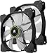Corsair CO-9050037-WW Air Series SP 140 LED Green High Static Pressure Fan Cooling - twin pack