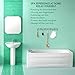 Dry Brushing Body Brush for Cellulite Lymphatic Body Brush Premium Natural Dry Skin Brush Set Detachable Long Bamboo Handle Exfoliating Brush Scrub Gloves Face Brush Pumice Stone Glowing Youthful Skin