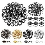 Glarks 100Pcs 10MM Gun-Black Metal Thickened