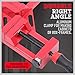 SEDY 90 Degree Right Angle Clamp/Corner Clamp, Aluminum Alloy Right Angle Clamping Tool with Adjustable Swing Jaw Great for Woodworking, Photo Frame, Drilling, Doweling, Quick and Precise - Red